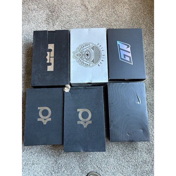 Nike Replacement Empty Basketball Shoe Box Only Lot of 6 Nike shoe boxes - Picture 1 of 11